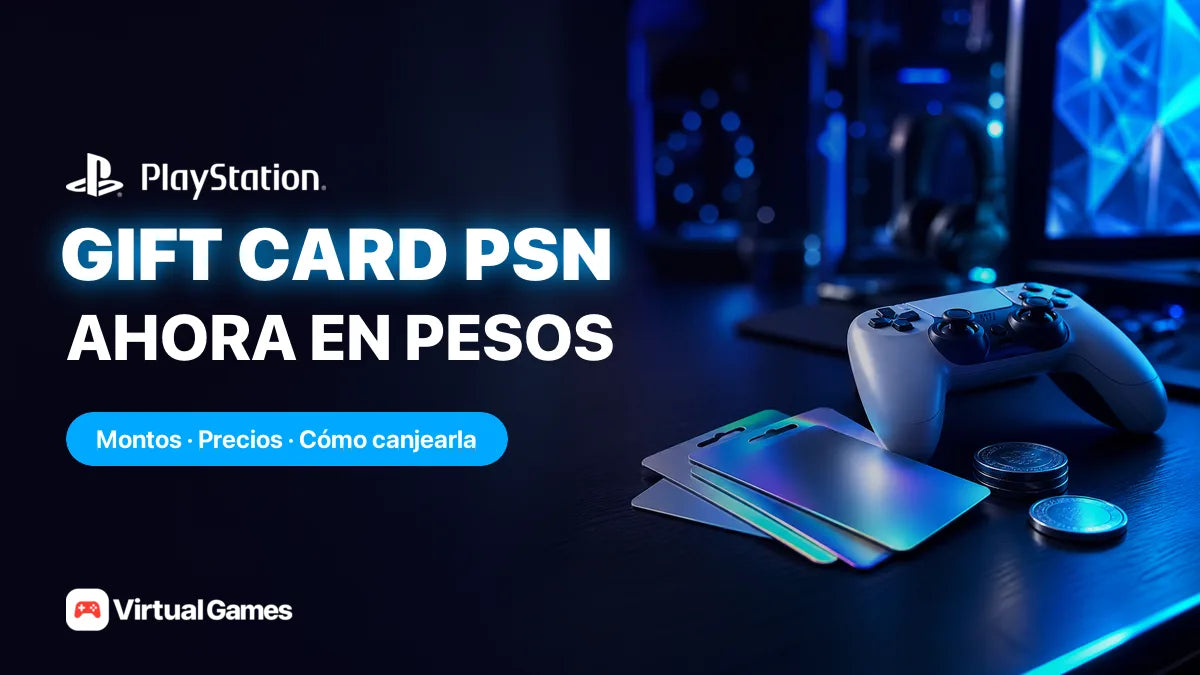 Gift card PSN Chile para cargar saldo en PlayStation Store