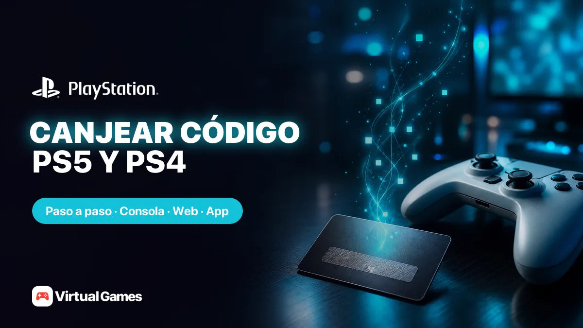 Canjear código PS5 y PS4 paso a paso desde la consola