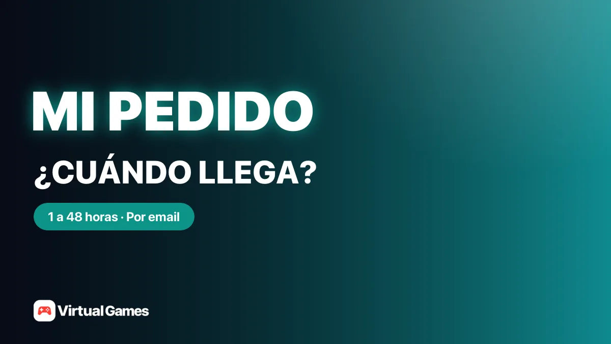 Cuándo llega mi pedido en Virtual Games