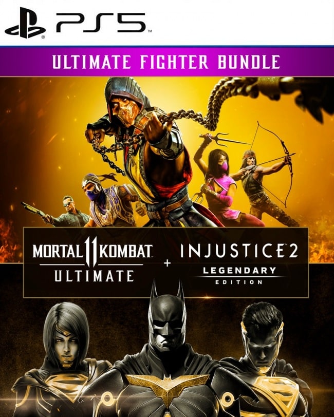 Mortal Kombat 11 Ultimate + Injustice 2 Legendary Edition Bundle | Cuenta PlayStation