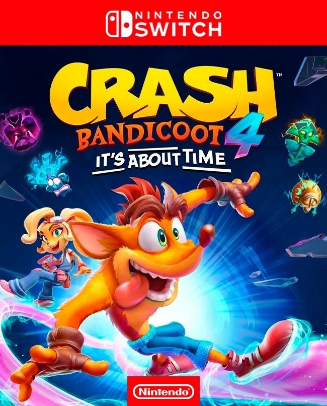 CRASH BANDICOOT 4 ITS ABOUT TIME | Cuenta Nintendo Switch
