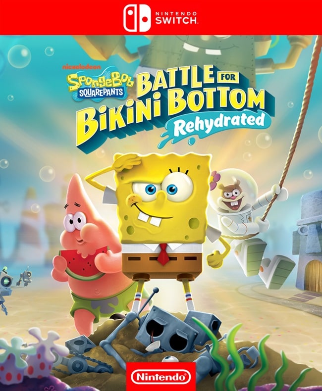 BOB ESPONJA BATTLE FOR BIKINI BOTTOM REHYDRATED | Cuenta Nintendo Switch