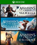 PAQUETE DE ASSASSINS CREED VALHALLA MAS ASSASSINS CREED ODYSSEY MAS ASSASSINS CREED ORIGINS | Cuenta Xbox