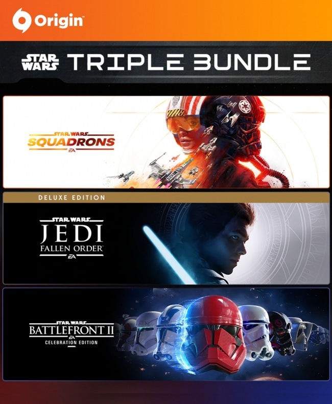 PAQUETE TRIPLE EA STAR WARS ORIGIN GLOBAL PC | EA app