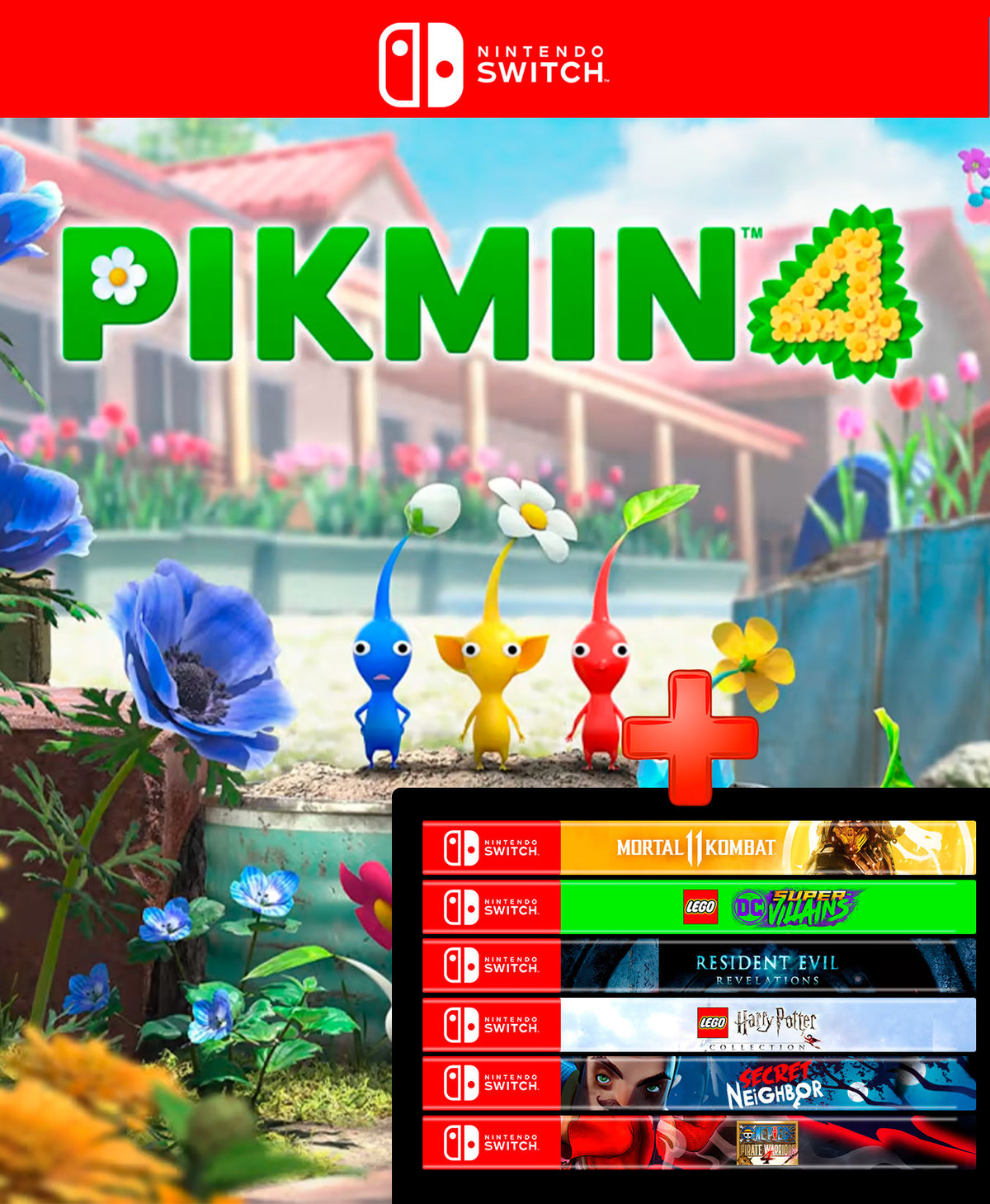 PIKMIN 4 | PRE ORDEN | Cuenta Nintendo Switch