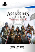 Assassins Creed Triple Pack Black Flag, Unity, Syndicate | Cuenta PlayStation