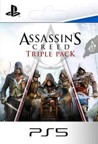 Assassins Creed Triple Pack Black Flag, Unity, Syndicate | Cuenta PlayStation