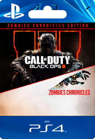Call of Duty Black Ops III Zombies Chronicles Edition Español | Cuenta PlayStation