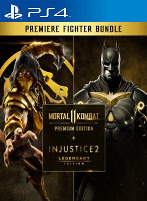 Mortal Kombat 11 PE + Injustice 2 LE - Premier Fighter | Cuenta PlayStation
