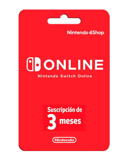 NINTENDO MEMBRESIA 3 MESES CODIGO | Nintendo Switch
