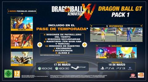 Dragon Ball Xenoverse DLC 1 PACK GT