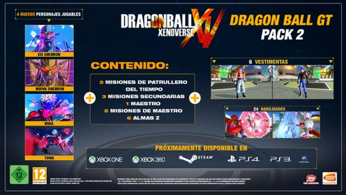 Dragon Ball Xenoverse DLC 2 PACK GT