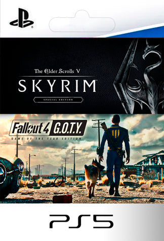 Skyrim Special Edition + Fallout 4 GOTY Bundle ESPAÑOL | Cuenta PlayStation