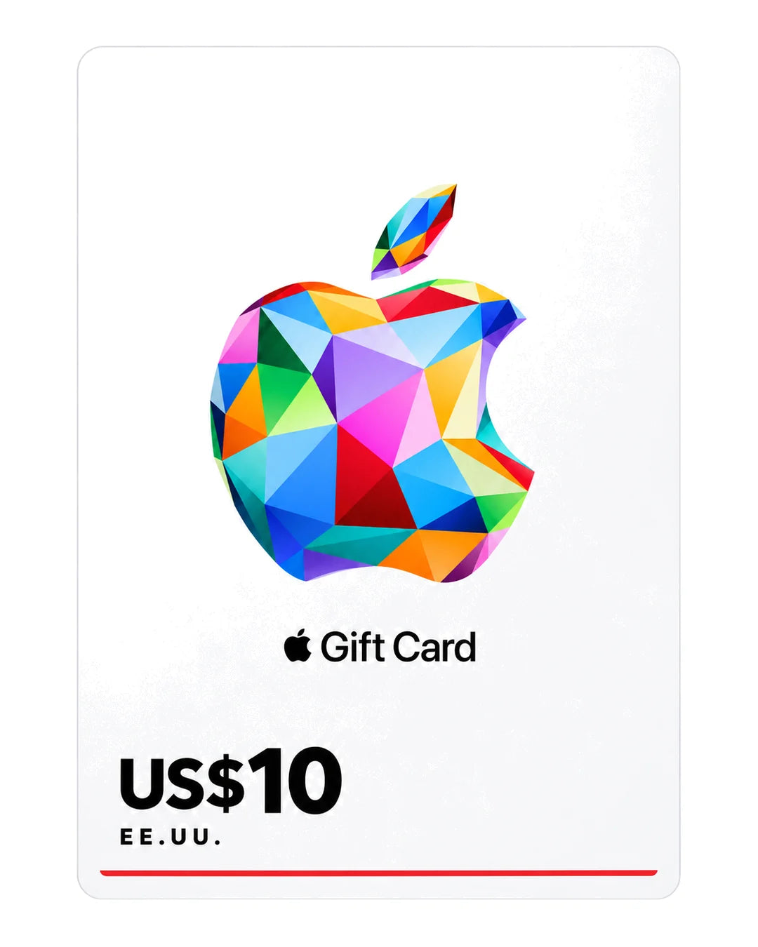 Gift card Apple Gift Card US$10 (EE.UU.), código digital en Virtual Games