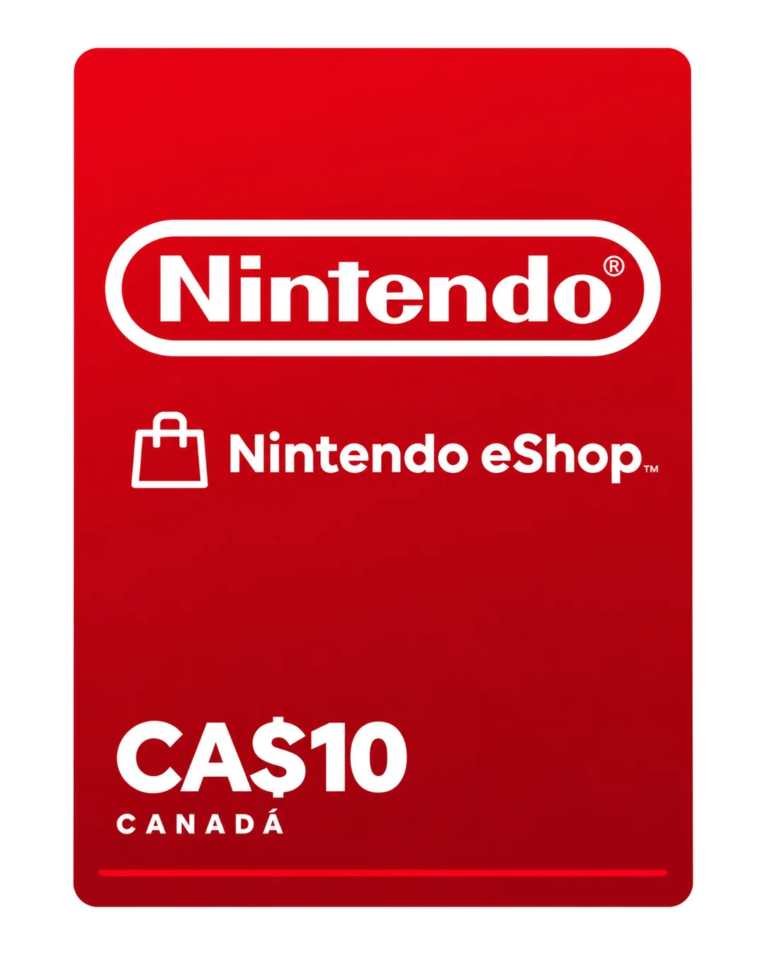 Gift card Nintendo eShop CA$10 (Canadá), código digital en Virtual Games