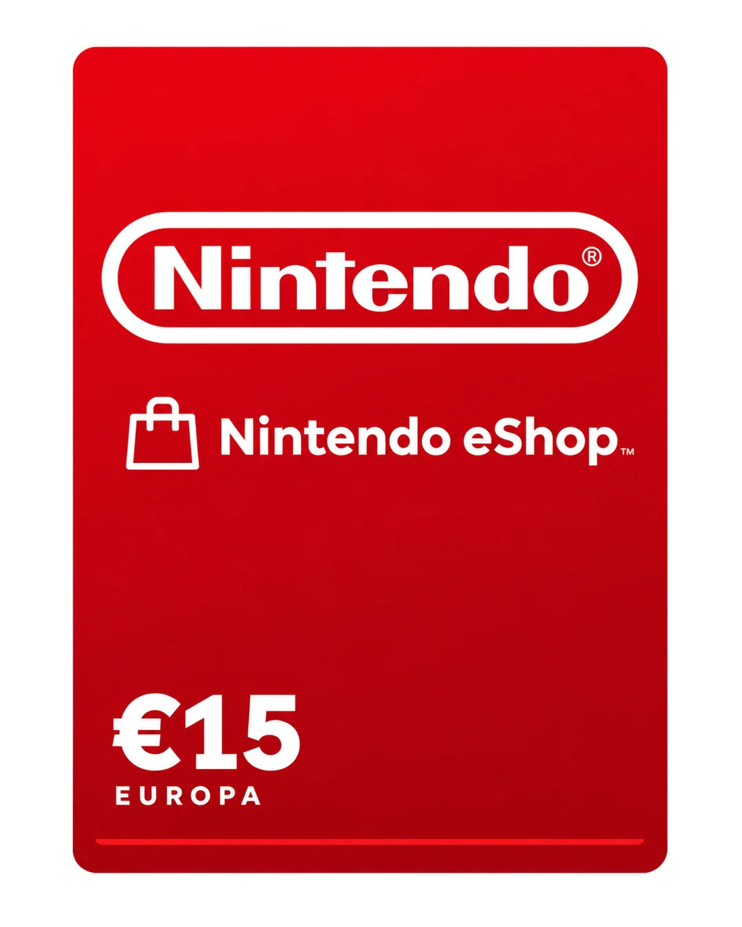 Gift card Nintendo eShop €15 (Europa), código digital en Virtual Games