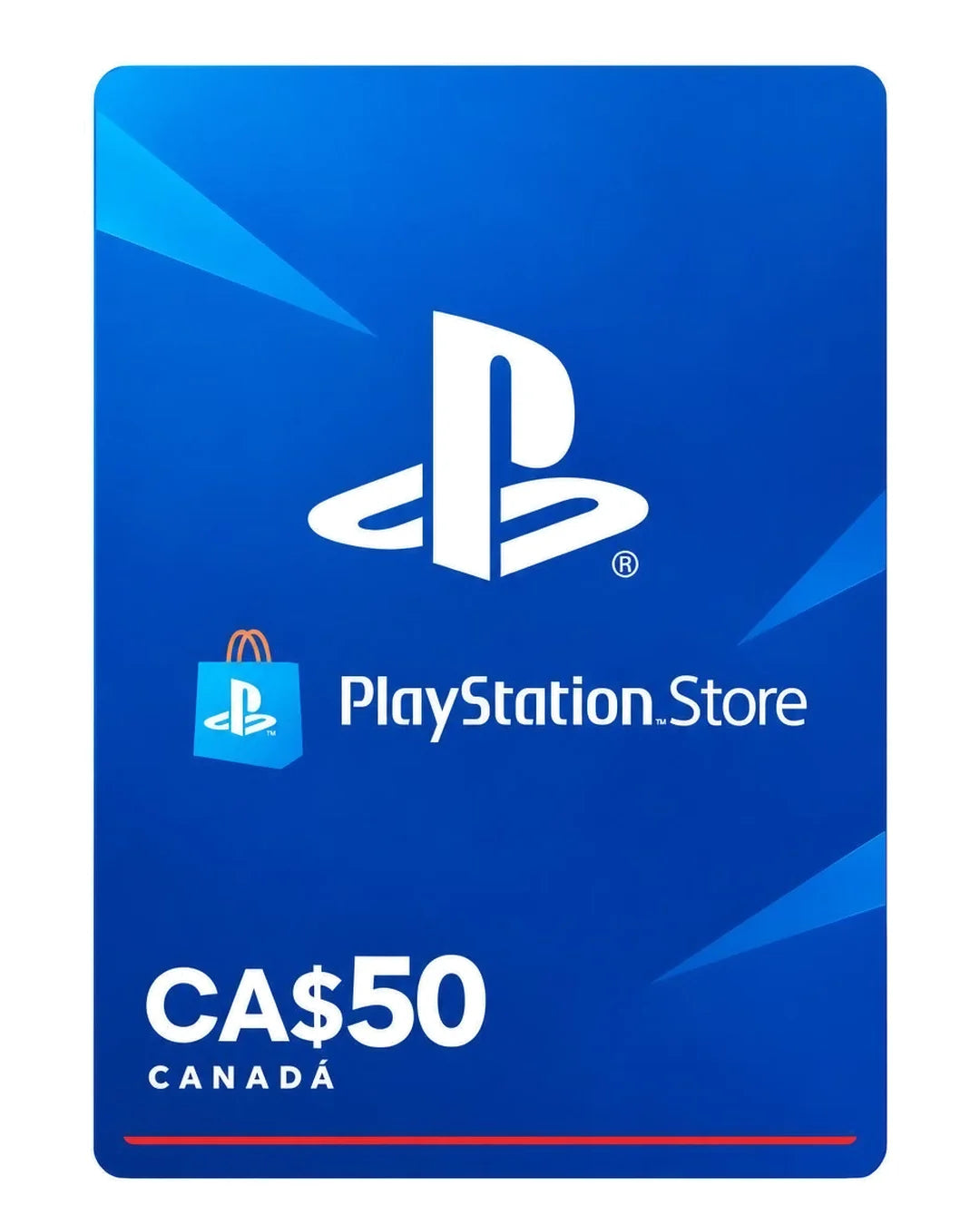 Gift card PlayStation Store CA$50 (Canadá), código digital en Virtual Games