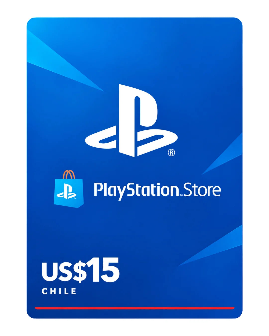 Gift card PlayStation Store US$15 (Chile), código digital en Virtual Games