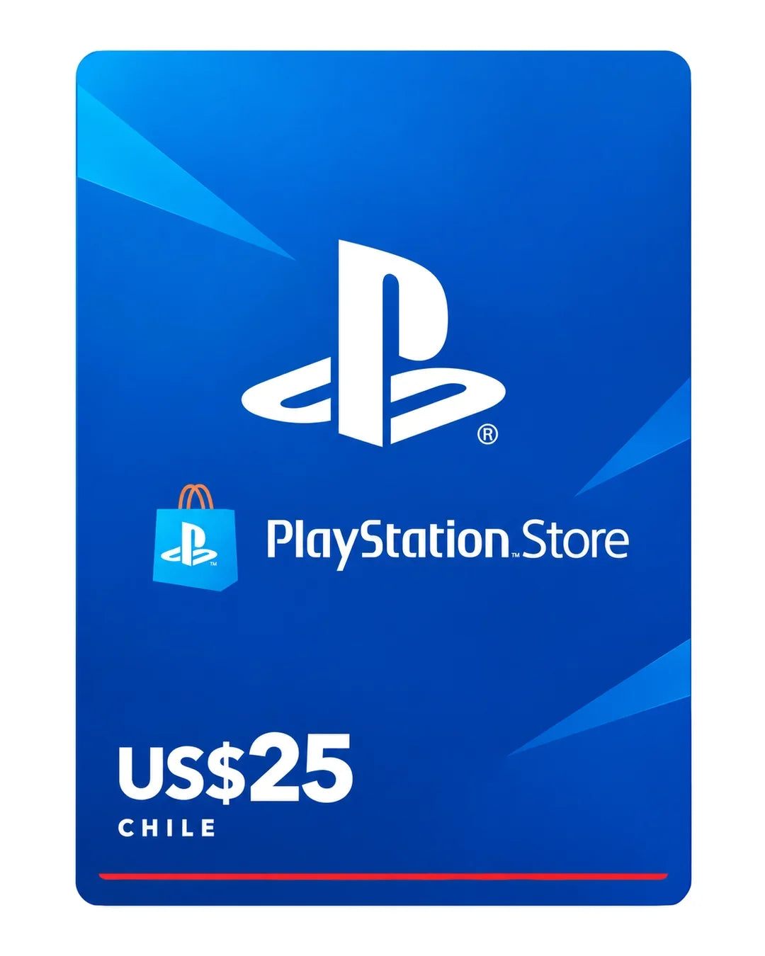 Gift card PlayStation Store US$25 (Chile), código digital en Virtual Games
