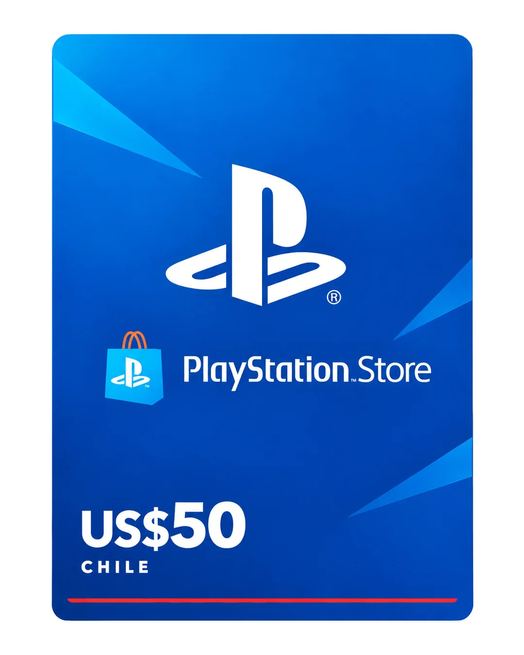 Gift card PlayStation Store US$50 (Chile), código digital en Virtual Games