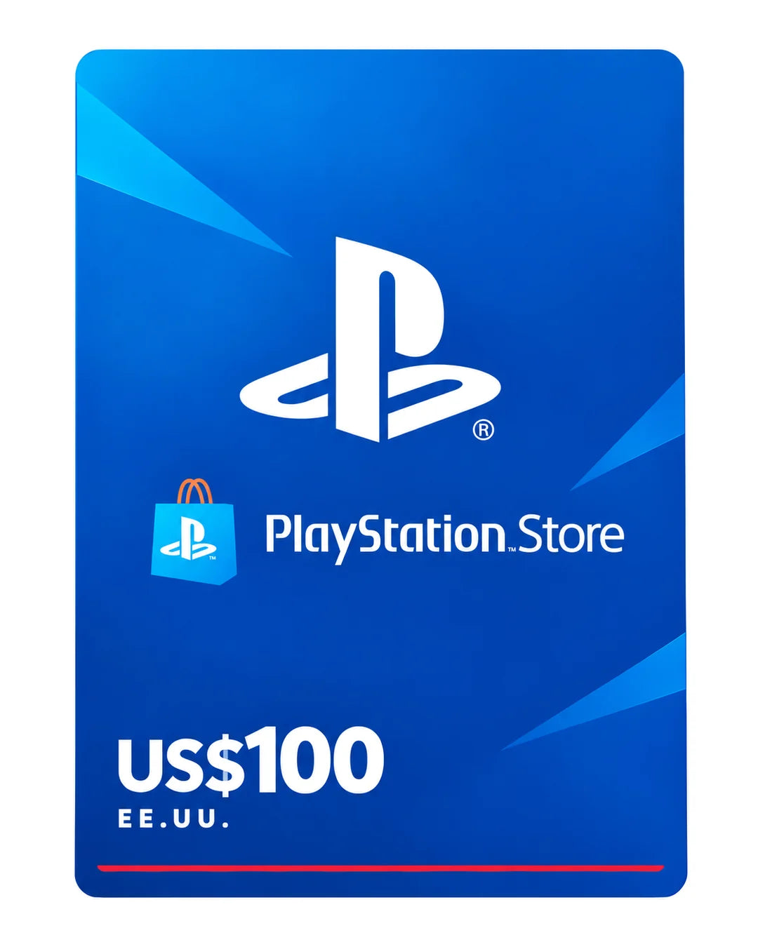 Gift card PlayStation Store US$100 (EE.UU.), código digital en Virtual Games