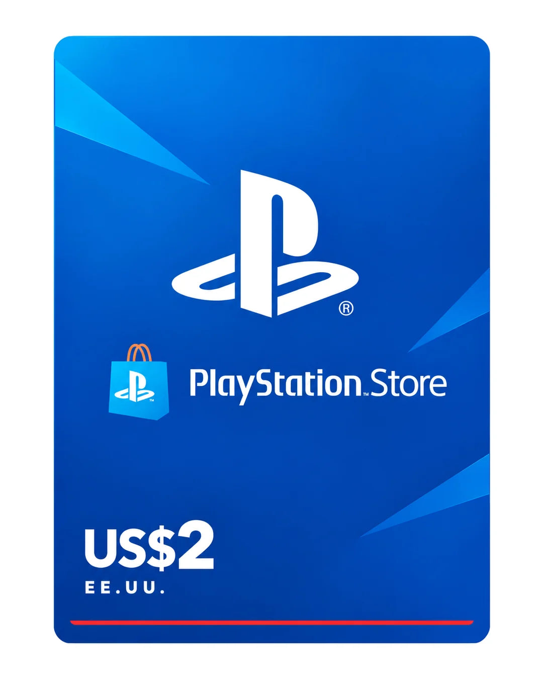 Gift card PlayStation Store US$2 (EE.UU.), código digital en Virtual Games