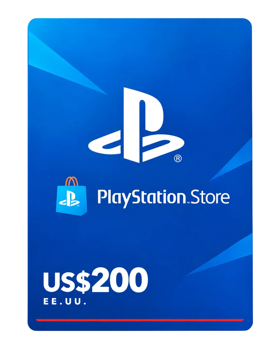 Gift card PlayStation Store US$200 (EE.UU.), código digital en Virtual Games