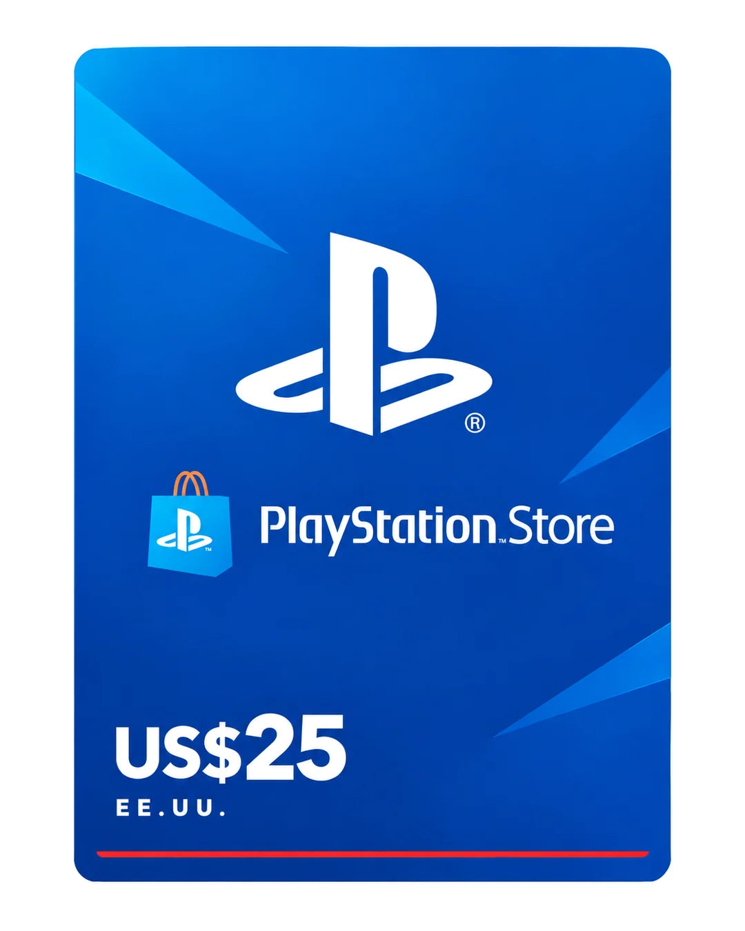 Gift card PlayStation Store US$25 (EE.UU.), código digital en Virtual Games