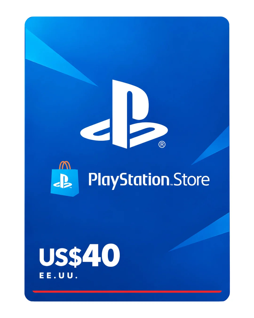 Gift card PlayStation Store US$40 (EE.UU.), código digital en Virtual Games