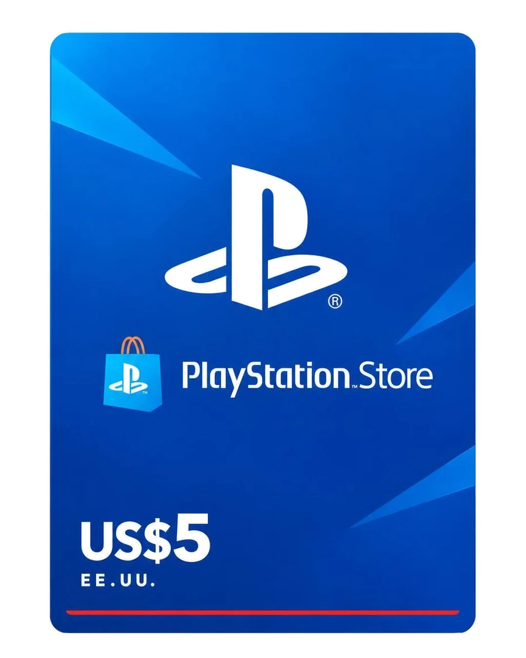 Gift card PlayStation Store US$5 (EE.UU.), código digital en Virtual Games