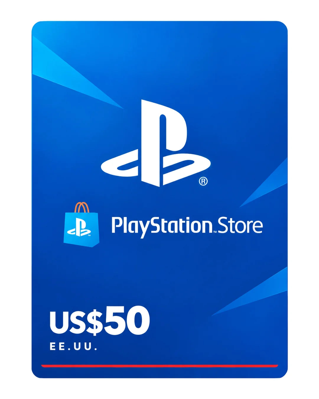Gift card PlayStation Store US$50 (EE.UU.), código digital en Virtual Games