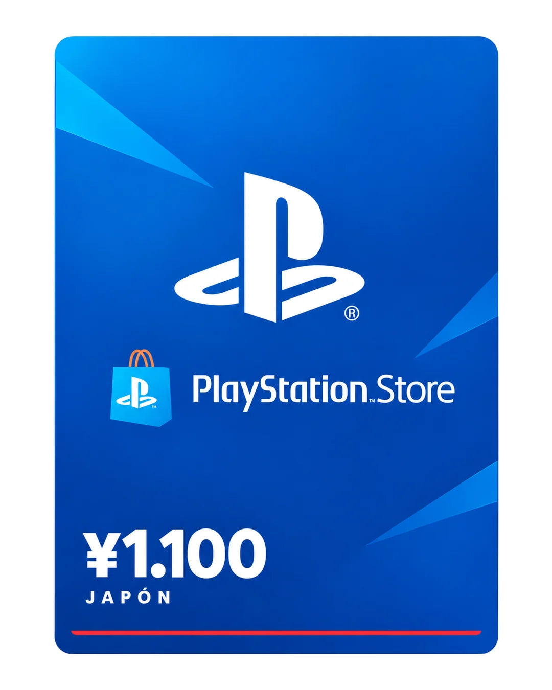 Gift card PlayStation Store ¥1.100 (Japón), código digital en Virtual Games
