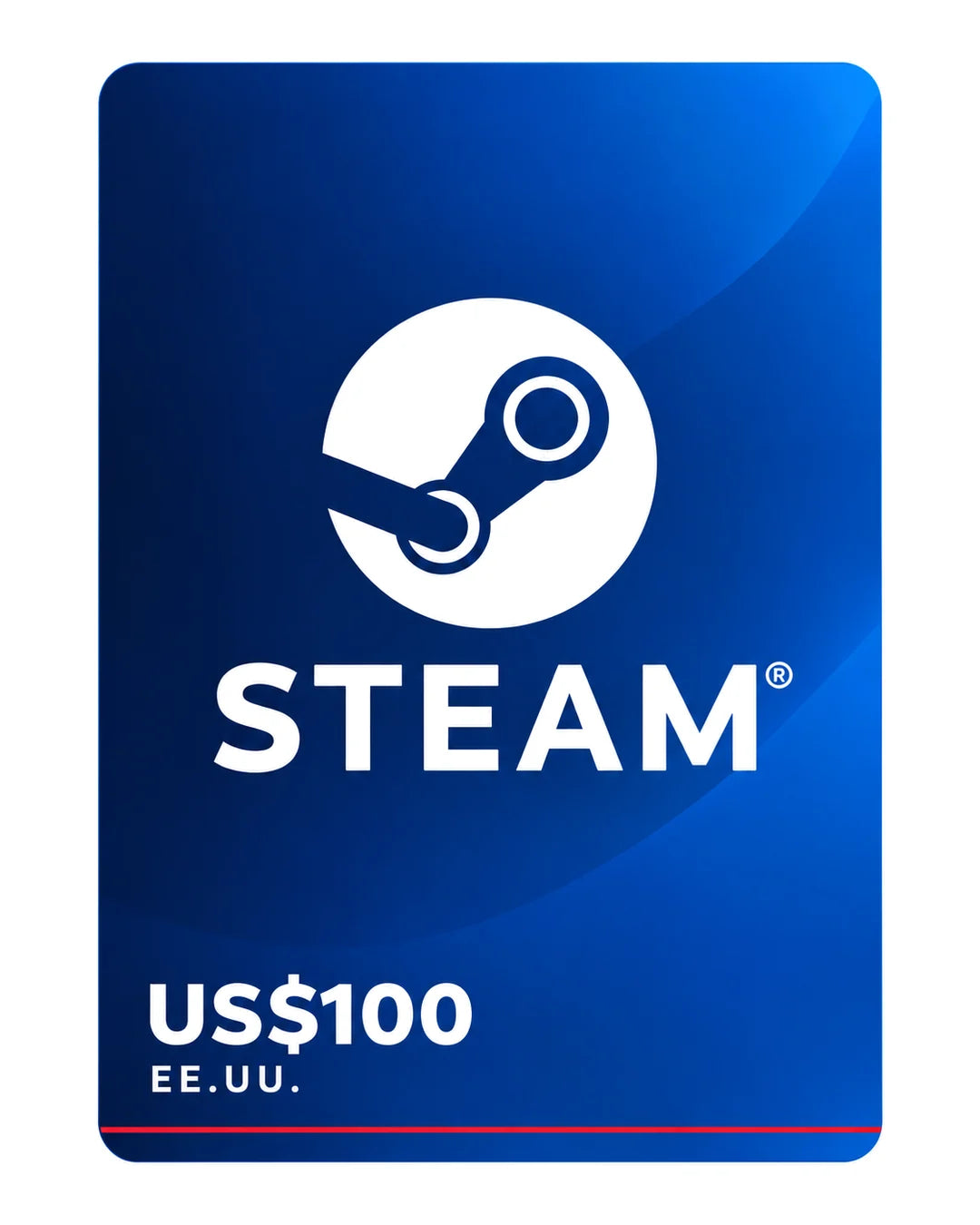 Gift card Steam US$100 (EE.UU.), código digital en Virtual Games