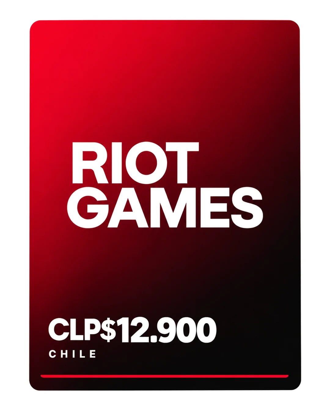 Riot Games CLP$12.900 (Chile), código digital en Virtual Games