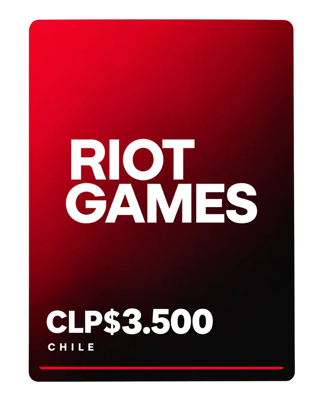Riot Games CLP$3.500 (Chile), código digital en Virtual Games