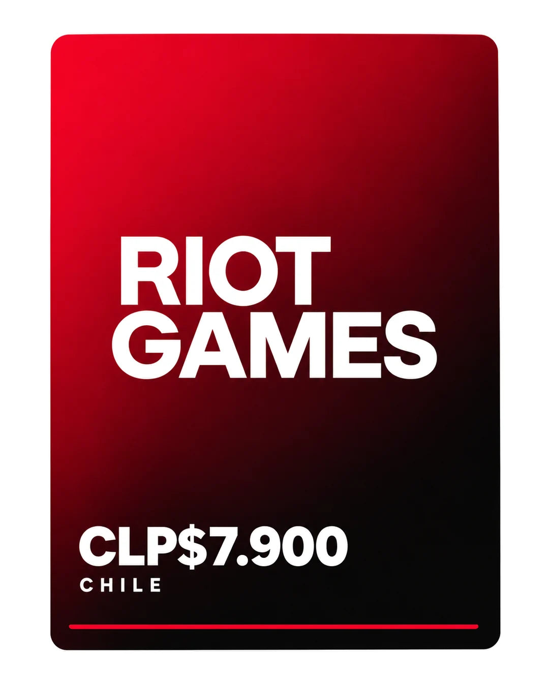 Riot Games CLP$7.900 (Chile), código digital en Virtual Games