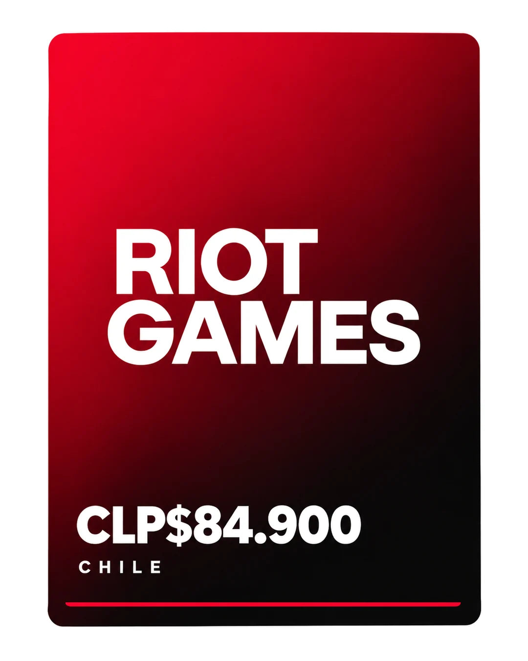 Riot Games CLP$84.900 (Chile), código digital en Virtual Games