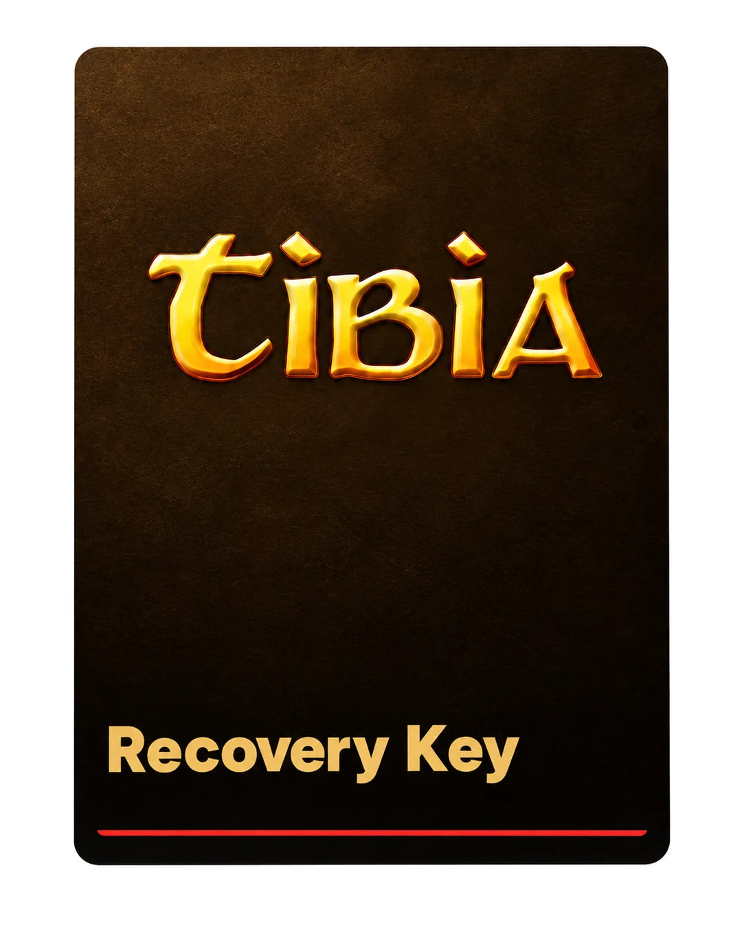 Tibia Recovery Key, suscripción digital en Virtual Games